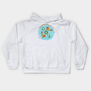 Pisces On A Pond Kids Hoodie